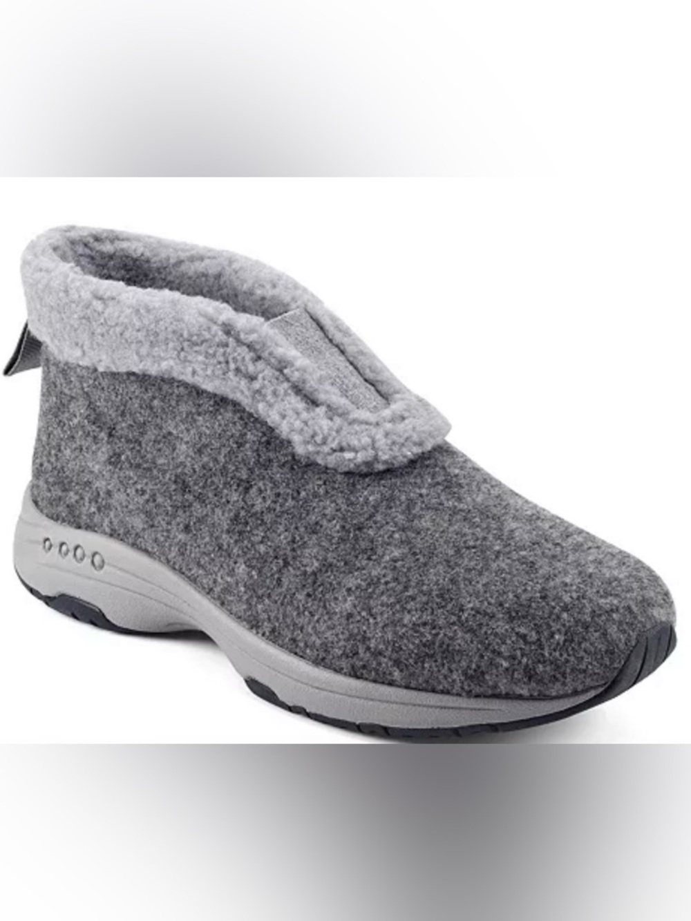 Easy Spirit Gray Slip-On Slipper booties Sz 5.5M